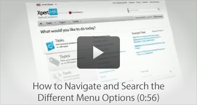 How to Navigate and Search the Different Menu Options
